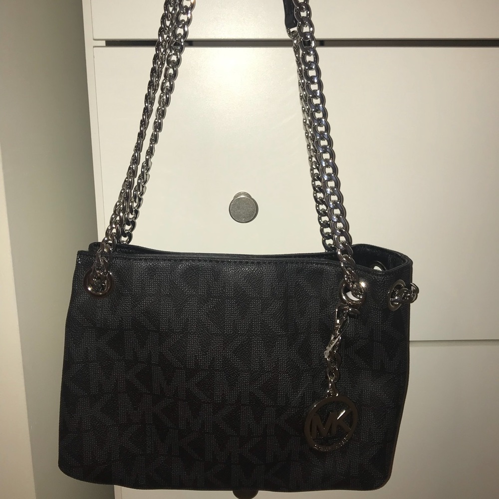 Michael Kors chain link satchel